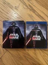Star Wars The Complete Saga Episodes I-VI 1-6 9-Disc Blu-Ray Box Set W Slipcover