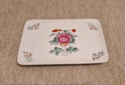 Butterplatte Untersatz Milch & Zucker, Ostfriesische Rose, AW August Warnecke