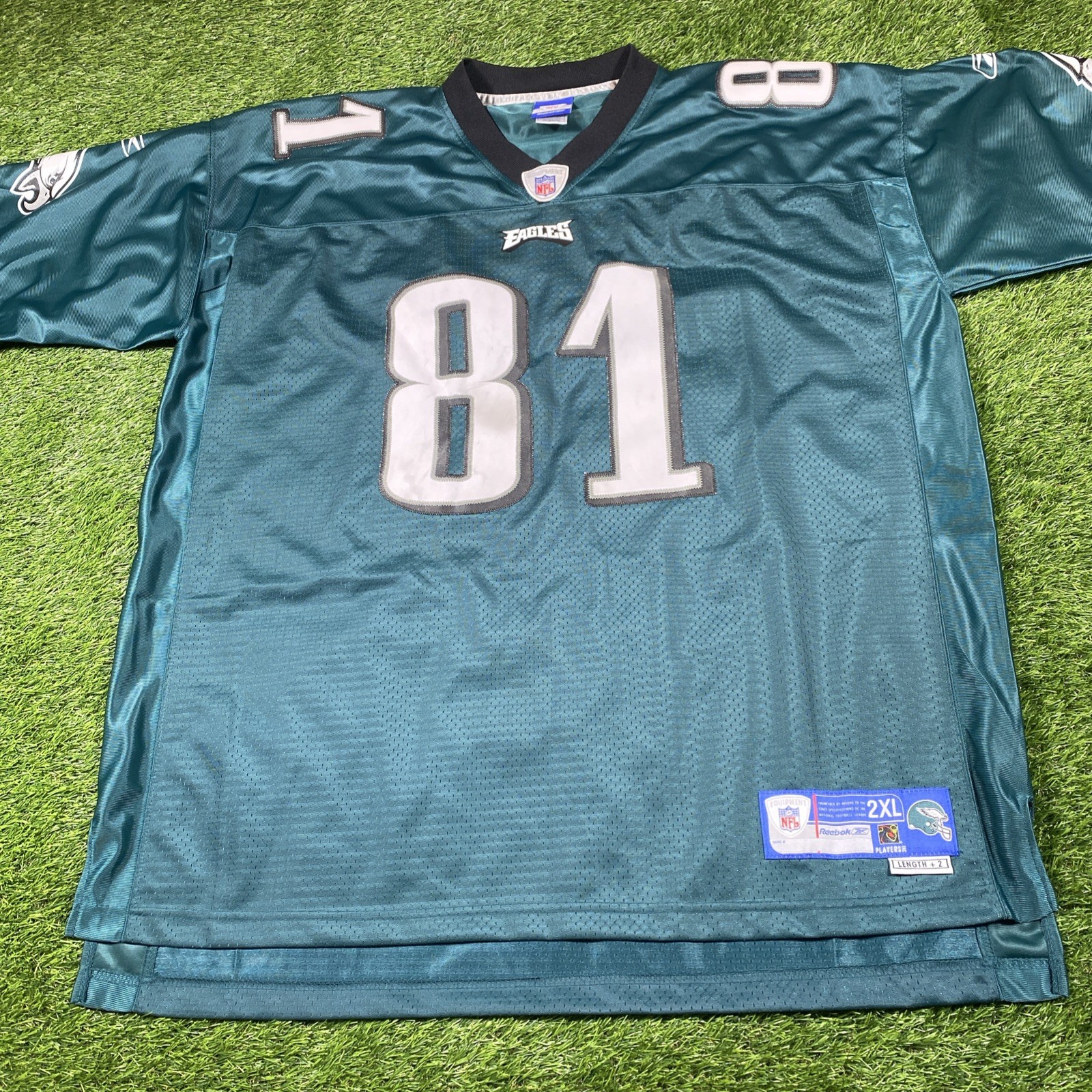 Terrell Owens Philadelphia Eagles Jersey Reebok Mens 2xl +2 Stiched #81