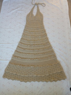 Victoria's Secret by Moda International Crochet 100% Cotton Shell Dress |  eBay