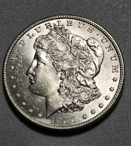 1900-O Morgan Silver Dollar $1 New Orleans Mint 90% Silver AU Choice Coin