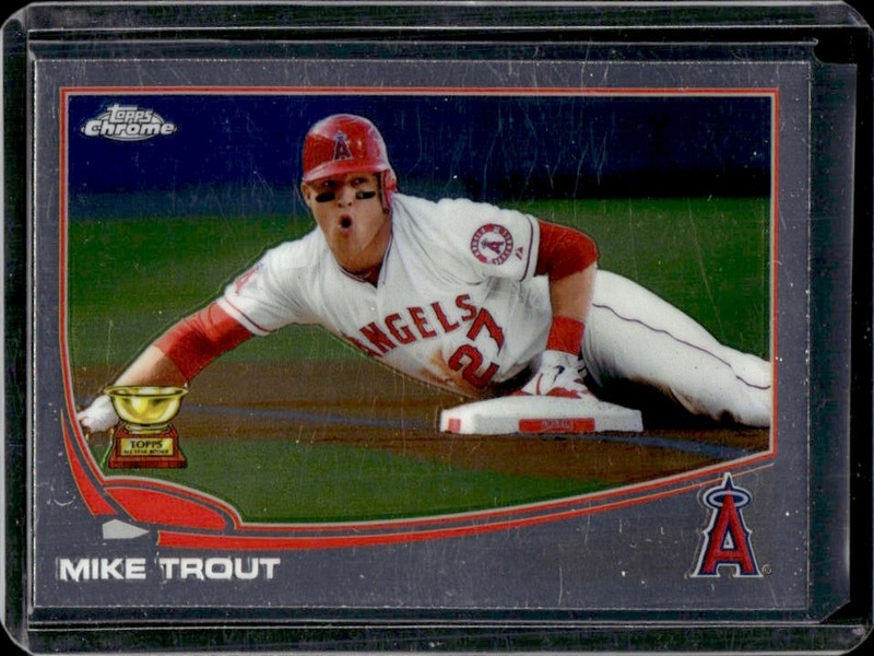 2013 Topps Chrome Mike Trout #1a Angels