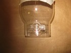 RARE SIGNED FIREPROOF Clear Glass Lamp Chimney LQQK — photo 5