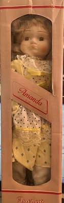 Amanda D-25 Porcelain Doll 16'' from The Heritage Mint Ltd.