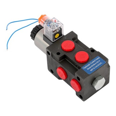 LABLT 6 Port 12V DC 13GPM Hydraulic Solenoid Selector Diverter Valve 3-Plug
