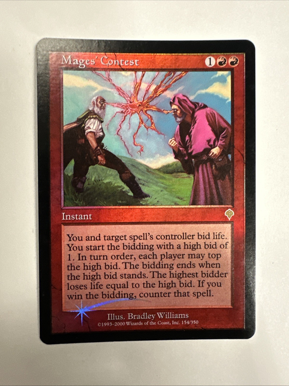 Mages' Contest Invasion Foil 154/350 2000 Magic: The Gathering Card NM
