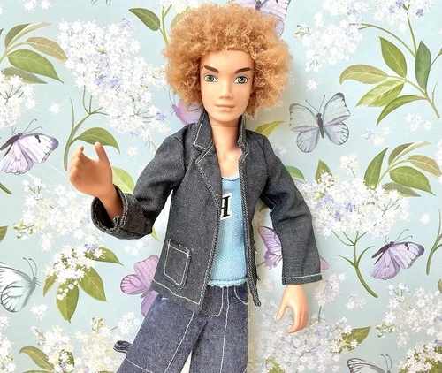 Barbie My Scene Bryant Doll 2002 Mattel B4871 Redressed Male Doll Vintage