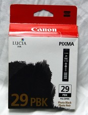 canon lucia ink cartridge pgi-29PBK photo black for pixma pro-1 original genuine