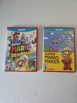 Super Mario 3D World & Super Mario Maker (Nintendo Wii U, 2013, 2015)