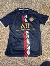 Paris Saint-Germain F.C. Jersey Men’s Small Navy Blue Accor Live Limitless