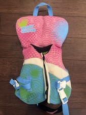 Body Glove Infant Life Jacket Less than 30 lbs Blue/Pink Coast Guard Approved