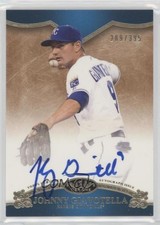 2012 Topps Tier One On the Rise Auto 289/395 Johnny Giavotella #OR-JG Auto 3m8
