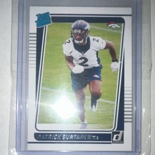 Panini Donruss Rated Rookie Patrick Surtain II #330 Denver Broncos NFL