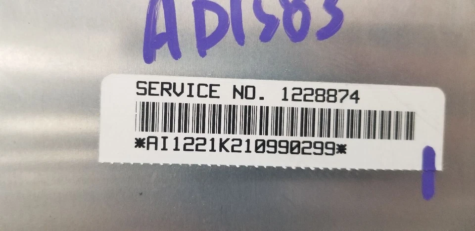 91 CHEVY CORVETTE C4 SRS CONTROL MODULE 1228874 - Image 3 of 4