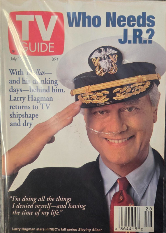 TV Guide July 10-16, 1993 Who Needs J.R.? Larry Hagman Cover