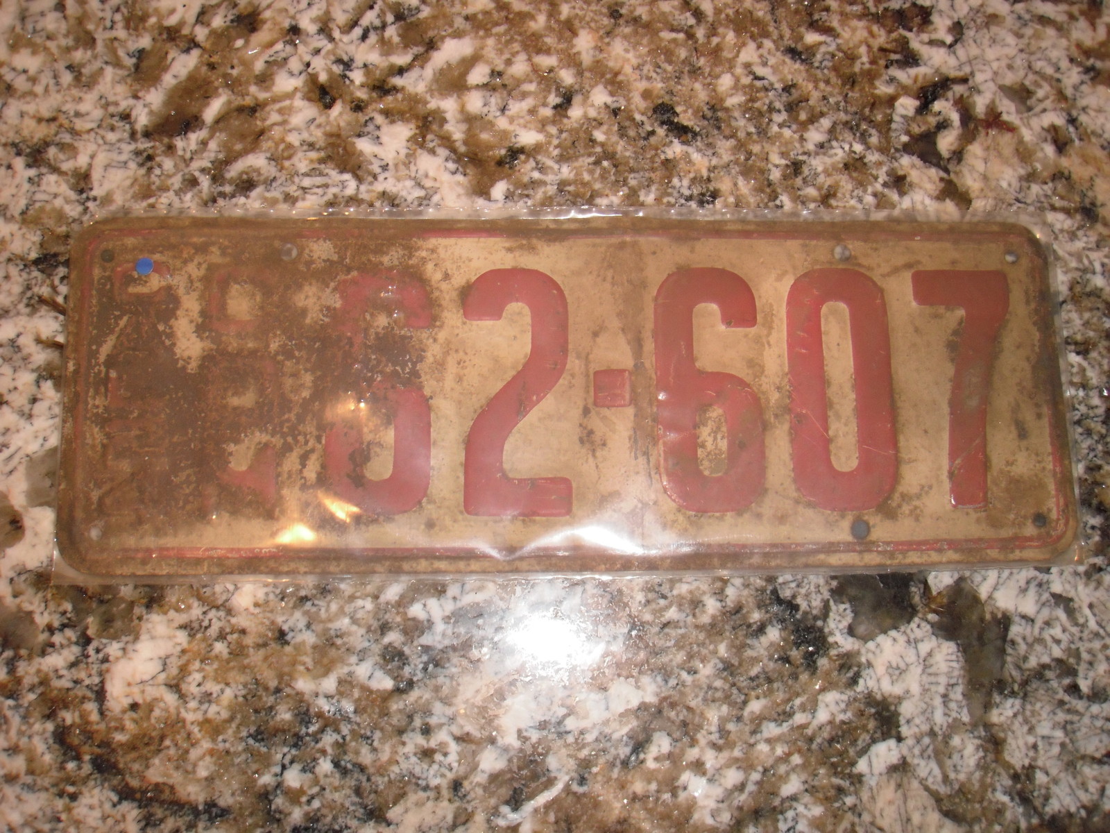 1924 CALIFORNIA COMMERCIAL LICENSE PLATE 62 607 eBay