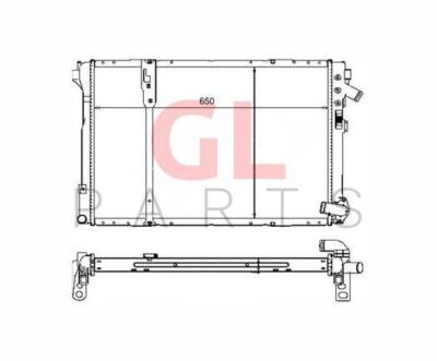 Engine Cooling Radiator FOR RENAULT LAGUNA I B/K56 1994 - 1998 7701041957 New