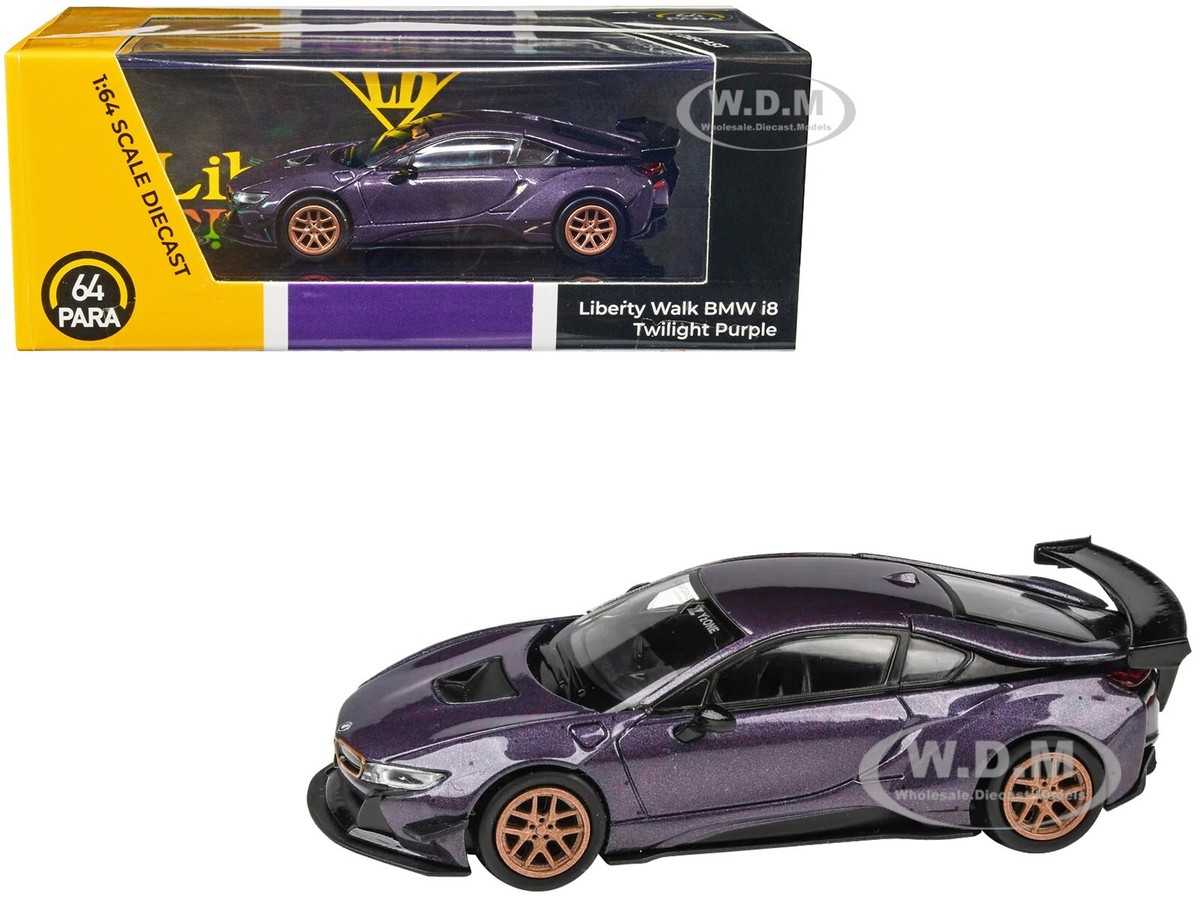 Paragon PA-55153 1/64 BMW i8 Liberty Walk Twilight Purple Metallic