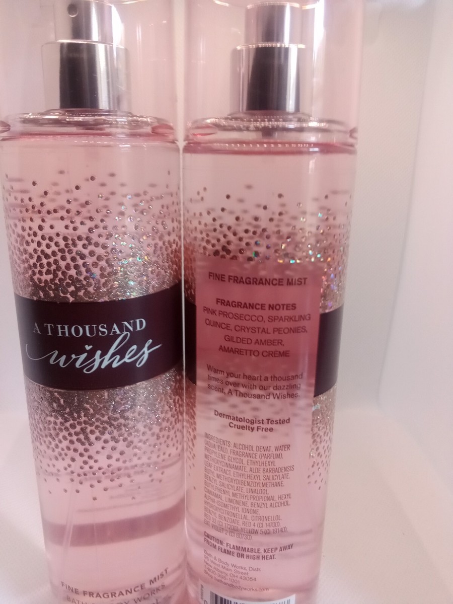 Bath Body Works a Thousand Wishes Fine Fragrance Mist FL Oz