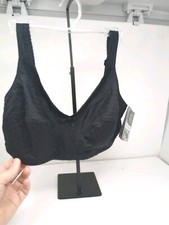 Dominique Wireless Full Figure Bra Women's 36DD Soft Cup Black Style 94793