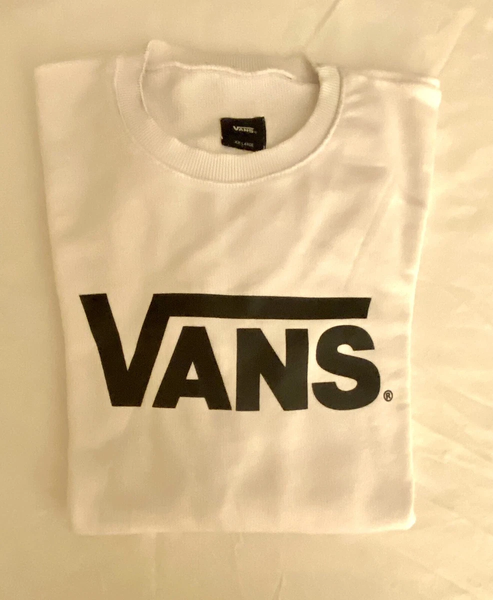 Felpa vans shop bianca
