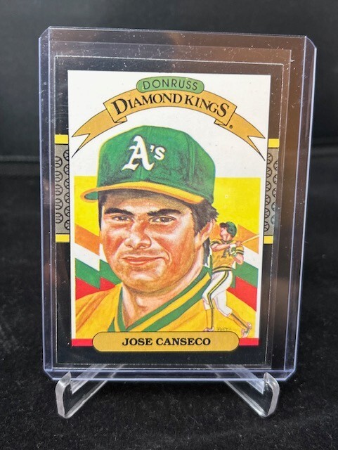 1987 Donruss Jose Canseco Diamond King #6 Set Break