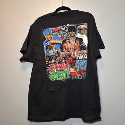 Rare Vintage Rap Tee 2007 Hot 93.7 Jingle Jam Bow Wow Soulja Boy