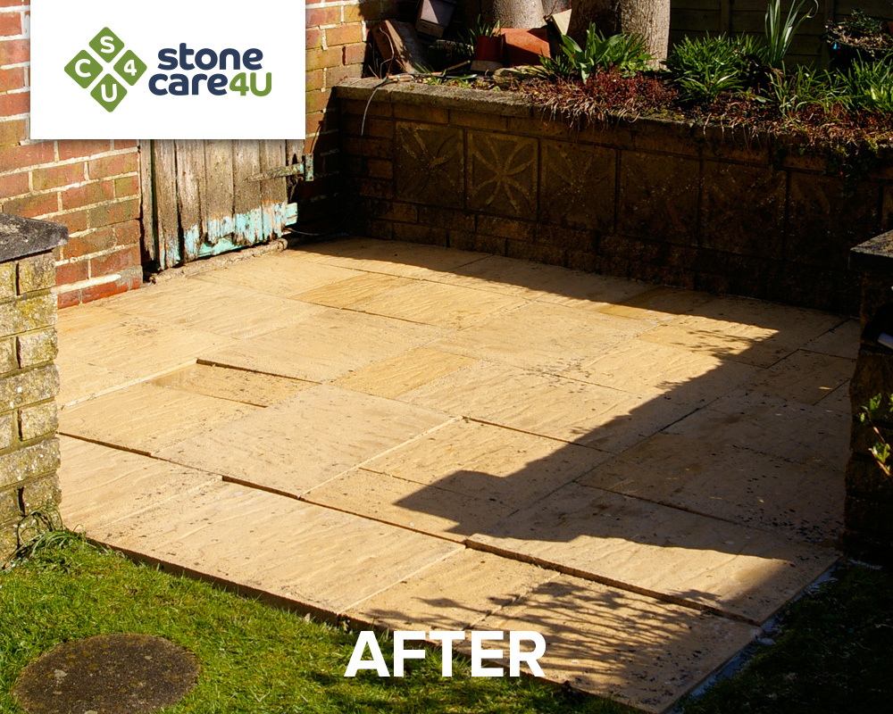 Best Patio Slab Cleaner 5L STONECARE4U Cleaning of Black Spot & Algae