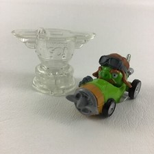 Angry Birds Go Telepods Kart Racer Helmet Pig Rock Raceway Trophy Figure Rovio