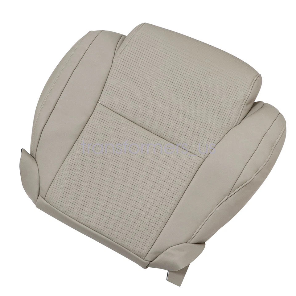 For 2008-2014 Toyota Sequoia Driver Bottom Perforated Leather Seat Cover Tan - Image 2 of 4