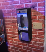 1:6 Scale Payphone for 12" Figures. Scaled to Replicade New Wave Toys & Barbie