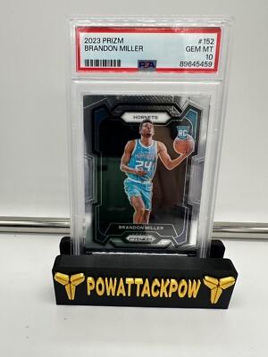 PSA 10 BRANDON MILLER ROOKIE BASE PRIZM 2023-24 Prizm #152 RC 