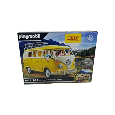 Playmobil Edeka Edition PLAYMOBIL Volkswagen T1 Camping Bus Edeka Edition 2 – Spielzeug Für Kinder Ab 5 Jahren Sammler Spielzeug VW Bus