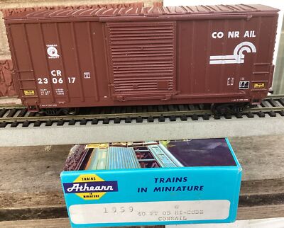 HO ATHEARN 1959 40 FT HI CUBE BOX CAR CONRAIL CR 230617 BUILT