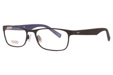 Hugo Boss HG-0209 0VK Eyeglasses Men's Matte Black/Blue Optical Frame 54mm