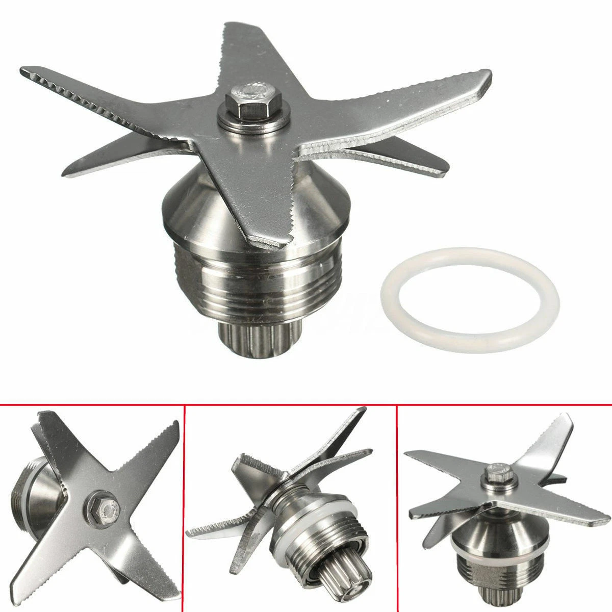 Ice-Crushing Blender Blade Parts + Sealing Ring For Vitamix 5200 Series Blender
Opens in a new windo