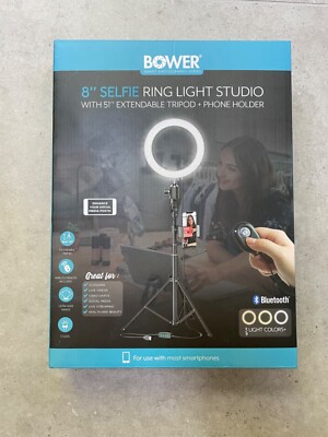 8   Bower Selfie Ring Studio Light **Free Shipping