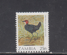 ZAMBIA  : 1987-88 - MNH - SCOTT # 377  BIRDS