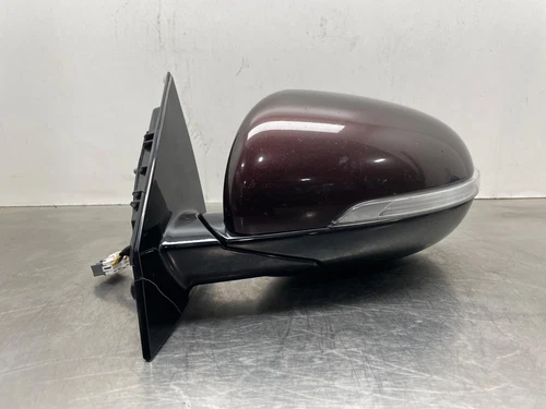 2016 Kia Sorento OEM Left Drivers Side Power Door Mirror Maroon *Damage* 17-20