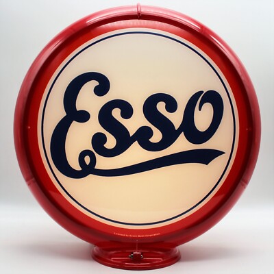  ESSO SCRIPT 13.5'' Gas Pump Globe - SHIPS FULLY ASSEMBLED! MADE IN THE USA!