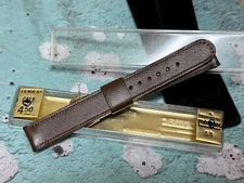 Stitched 1950s Long Length Gemex USA vintage watch band 16mm 5/8 ends in box