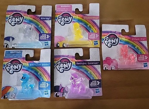 My Little Pony Rarity, Pinkie Pie,Fluttershy,Rainbow Dash &Twilight Sparkle Mini