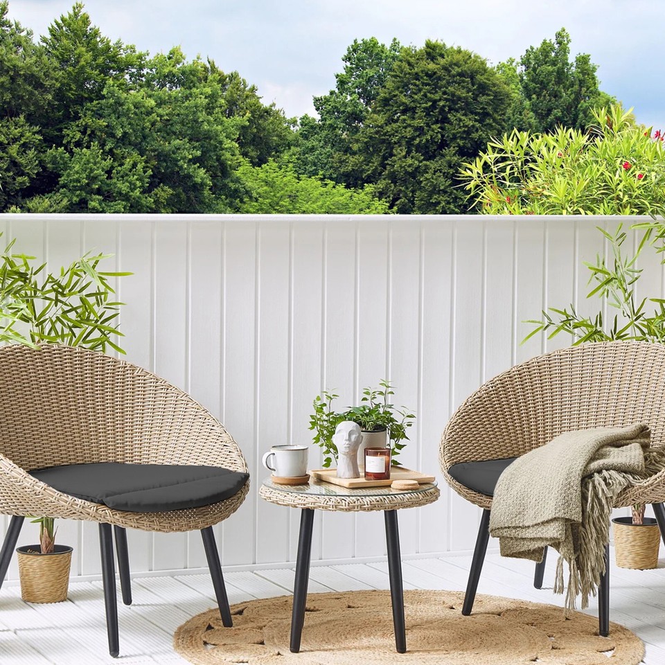 6Pcs Patio Cushion Covers Waterproof Cushion Cover Sofa Seat Cover for