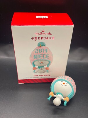 Hallmark Keepsake Ornament~One Fun Niece~Dated 2014