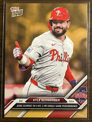 2024 Topps Now #ODB34 Kyle Schwarber Philadelphia Phillies