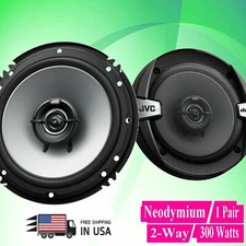 2x JVC CS-DR162 6.5" 2-Way 300W Neodymium Car Audio Coaxial Speakers DR Series