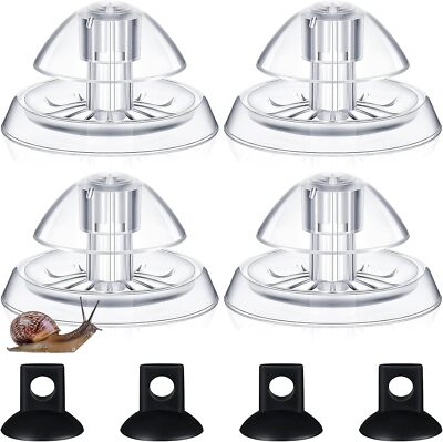 4 Pcs Snail Trap Transparent Snail Catcher Aquarium Snail Trap Plastic Snail Kil
