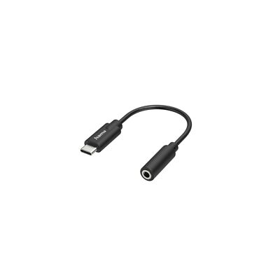 Hama Audio Adapter USB-C-auf 3,5mm Aux Stereo Klinke Digital-Analog-Konverter