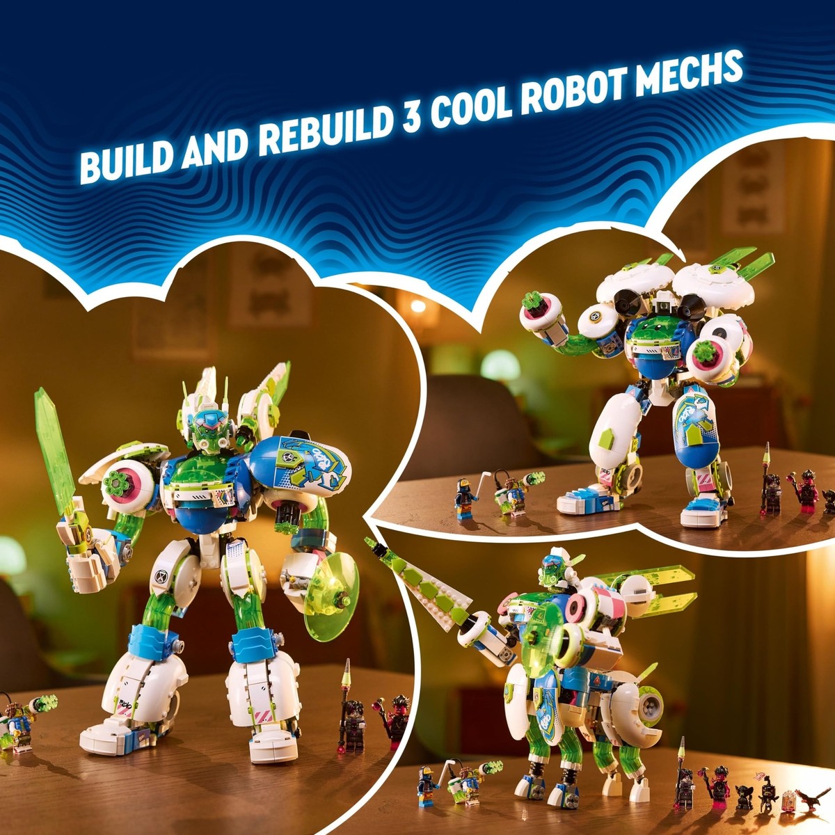 LEGO Dreamzzz: Mateo and Z-Blob the Knight Battle Mech (71485) for