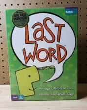 Last Word The Game Buffalo Board Games 2008 Made in USA New Sealed Free Shipping